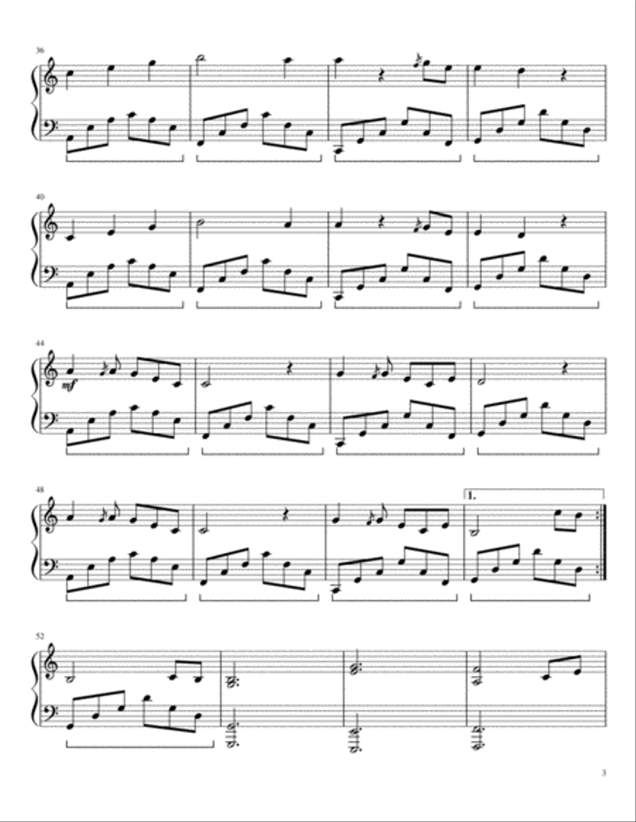 Celtic Canticle Celtic Canticle Piano Solo scores gallery preview page 3