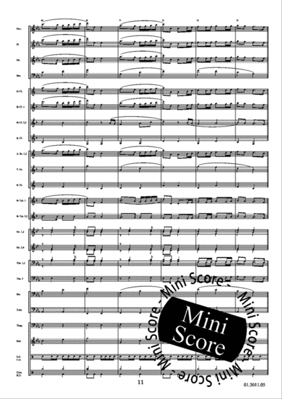A Commenda Concert Band scores gallery preview page 15