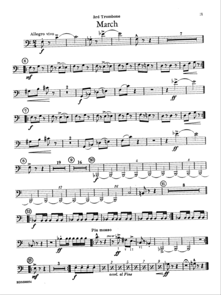 Symphonic Suite: 3rd Trombone Concert Band scores gallery preview page 2