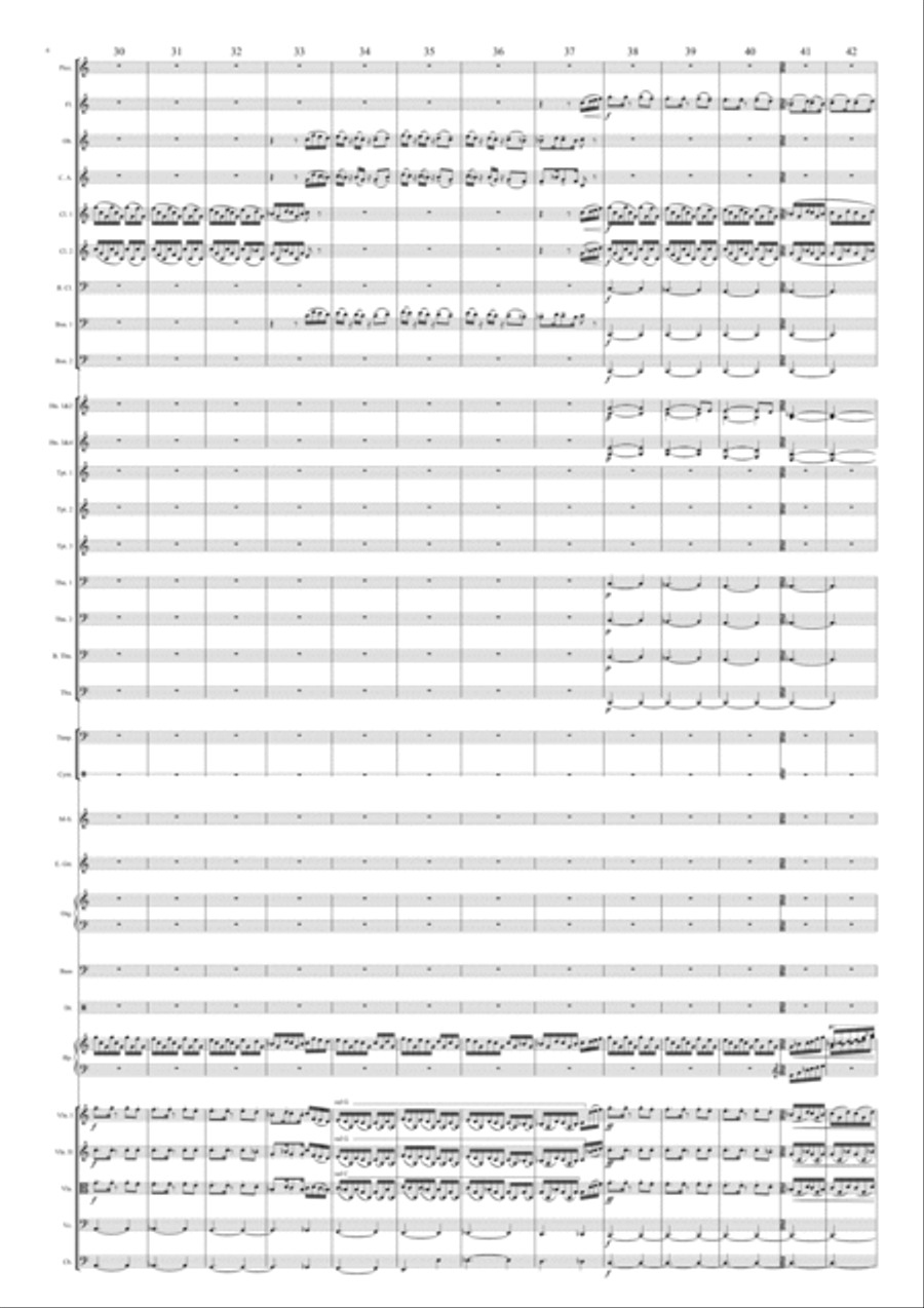 Meditation XVII - Full Score Chamber Orchestra scores gallery preview page 6