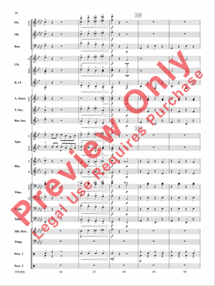 Screamers! Screamers! Concert Band scores gallery preview page 29