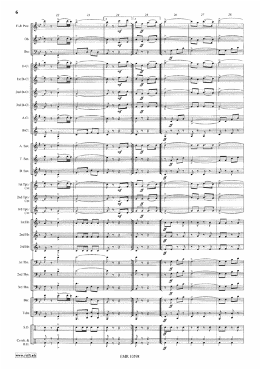 Mountain Echo Concert Band scores gallery preview page 7