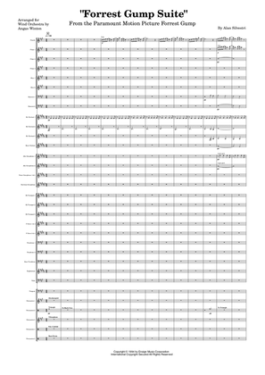 Book cover for Forrest Gump Suite - Score Only