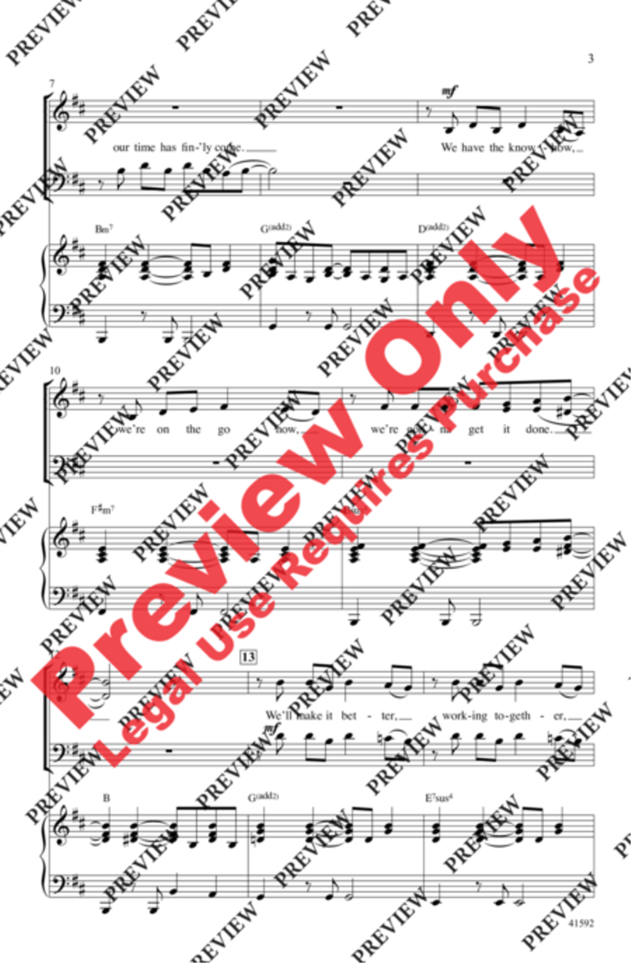 New Light Shining - SoundTrax CD (CD only) Choir scores gallery preview page 3