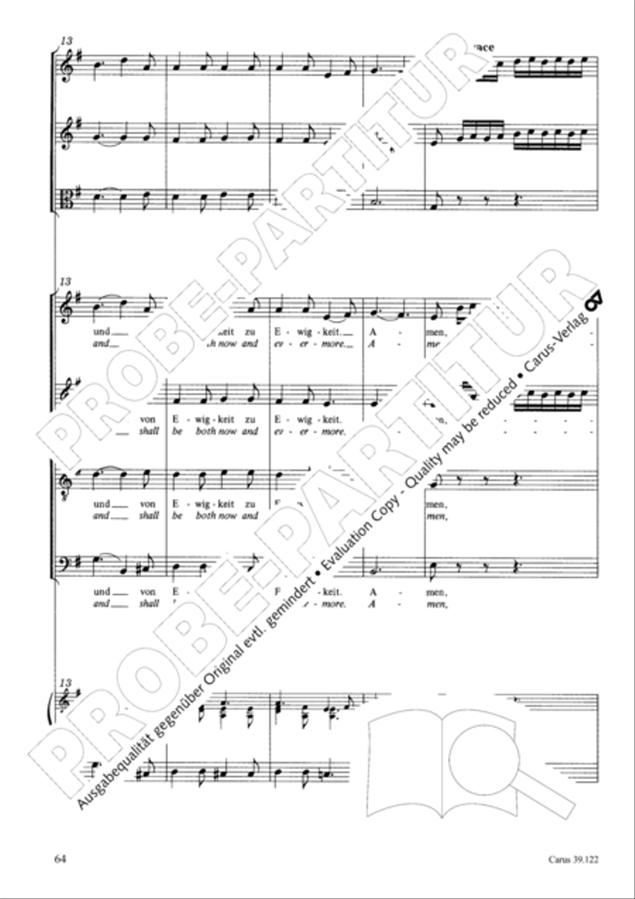 All my spirit exalts (With my spirit I praise the Lord) 4-Part scores gallery preview page 65
