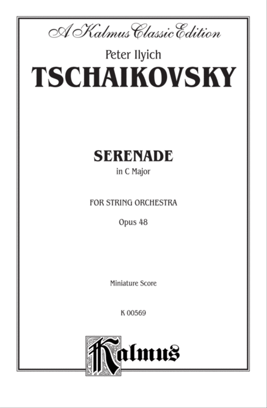 Serenade for String Orchestra, Op. 48 Full Orchestra scores gallery preview page 2
