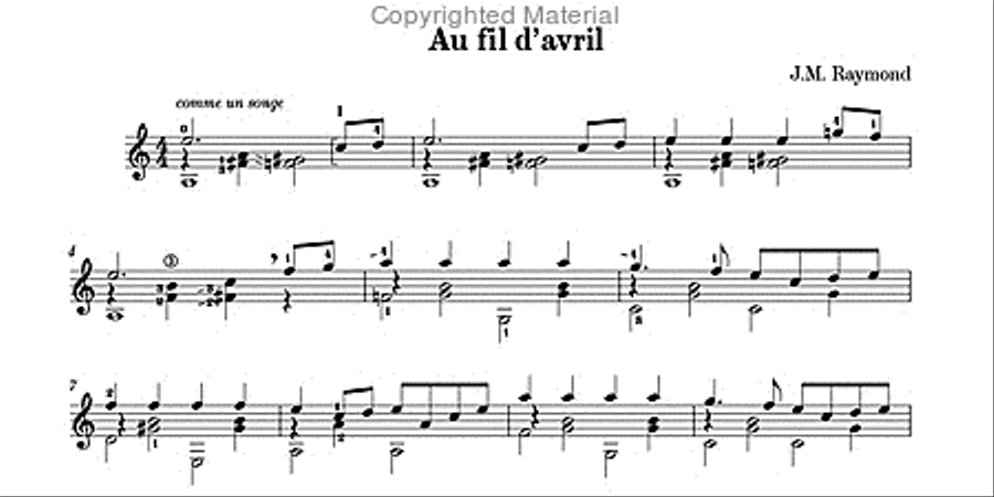 3 petites fantaisies progressives Classical Guitar scores gallery preview page 2