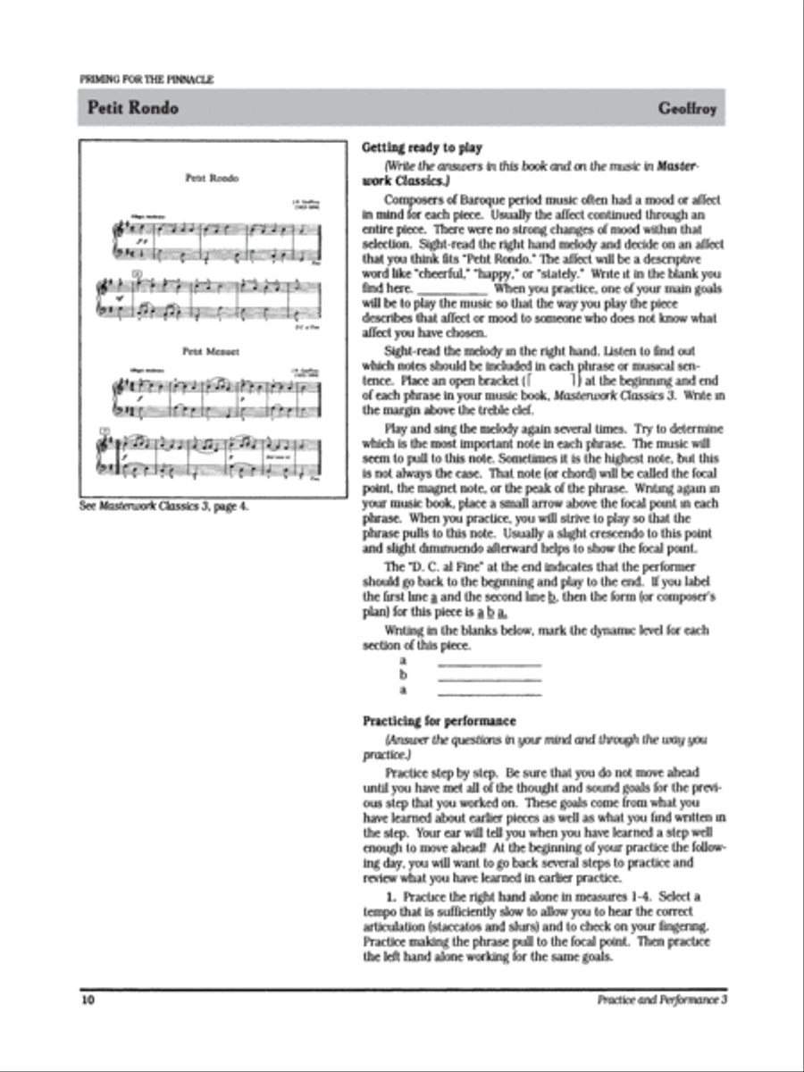 Masterwork Practice & Performance Piano Solo scores gallery preview page 9