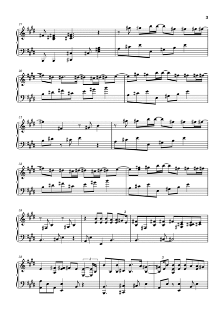 Anti-hero Piano Solo scores gallery preview page 3