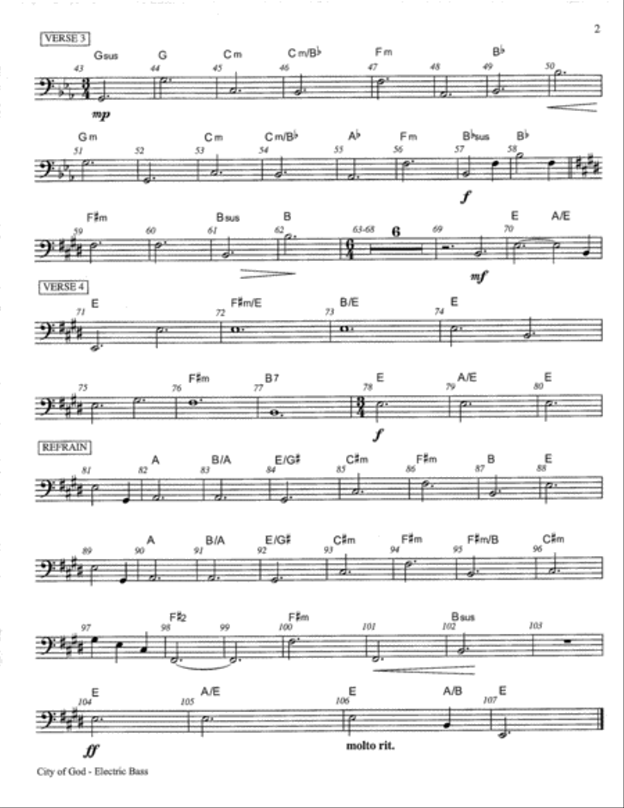 City of God Set of Parts scores gallery preview page 3