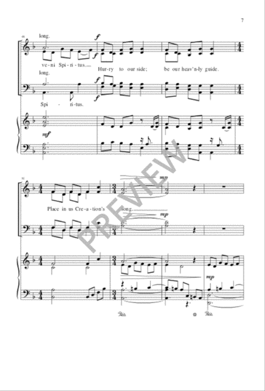Spirit of the Living God 4-Part scores gallery preview page 7