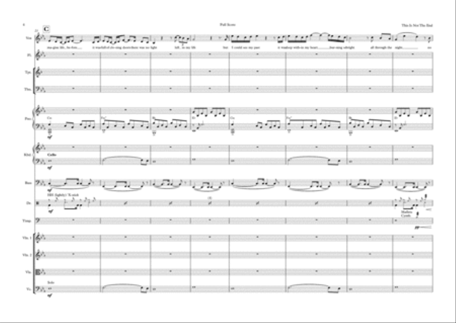This Is Not The End Flute scores gallery preview page 4