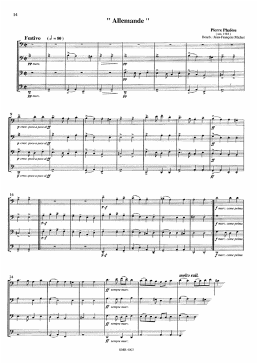 Quartet Album Brass Ensemble scores gallery preview page 18