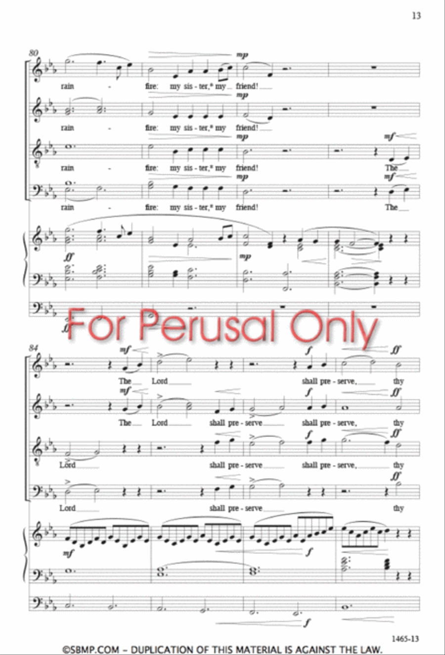 The Eyes of the Heart - SATB Octavo 4-Part scores gallery preview page 12