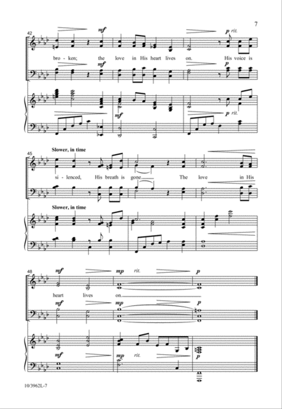 The Heart of Jesus The Heart of Jesus 4-Part scores gallery preview page 8