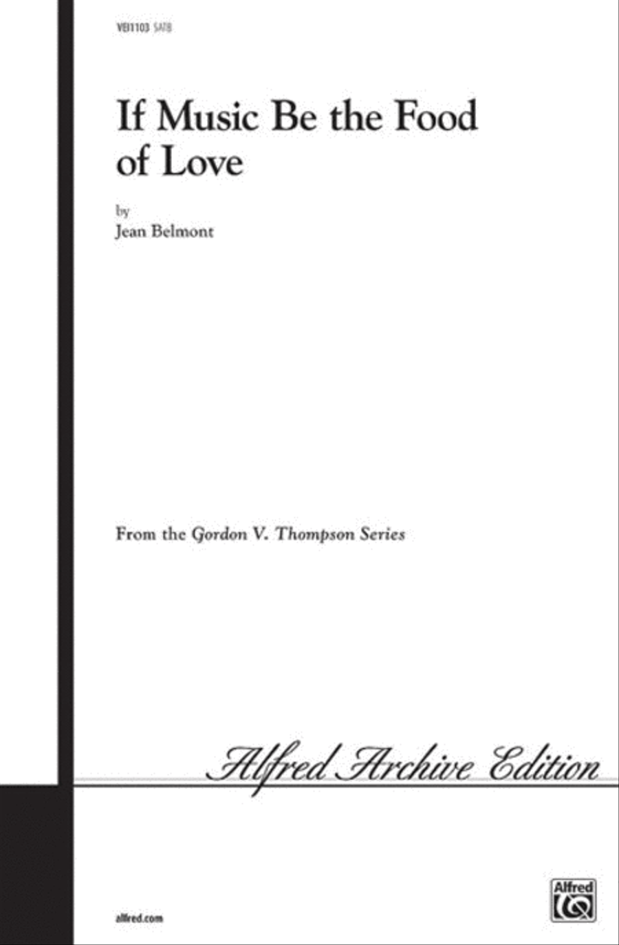 If Music Be the Food of Love 4-Part scores gallery preview page 1