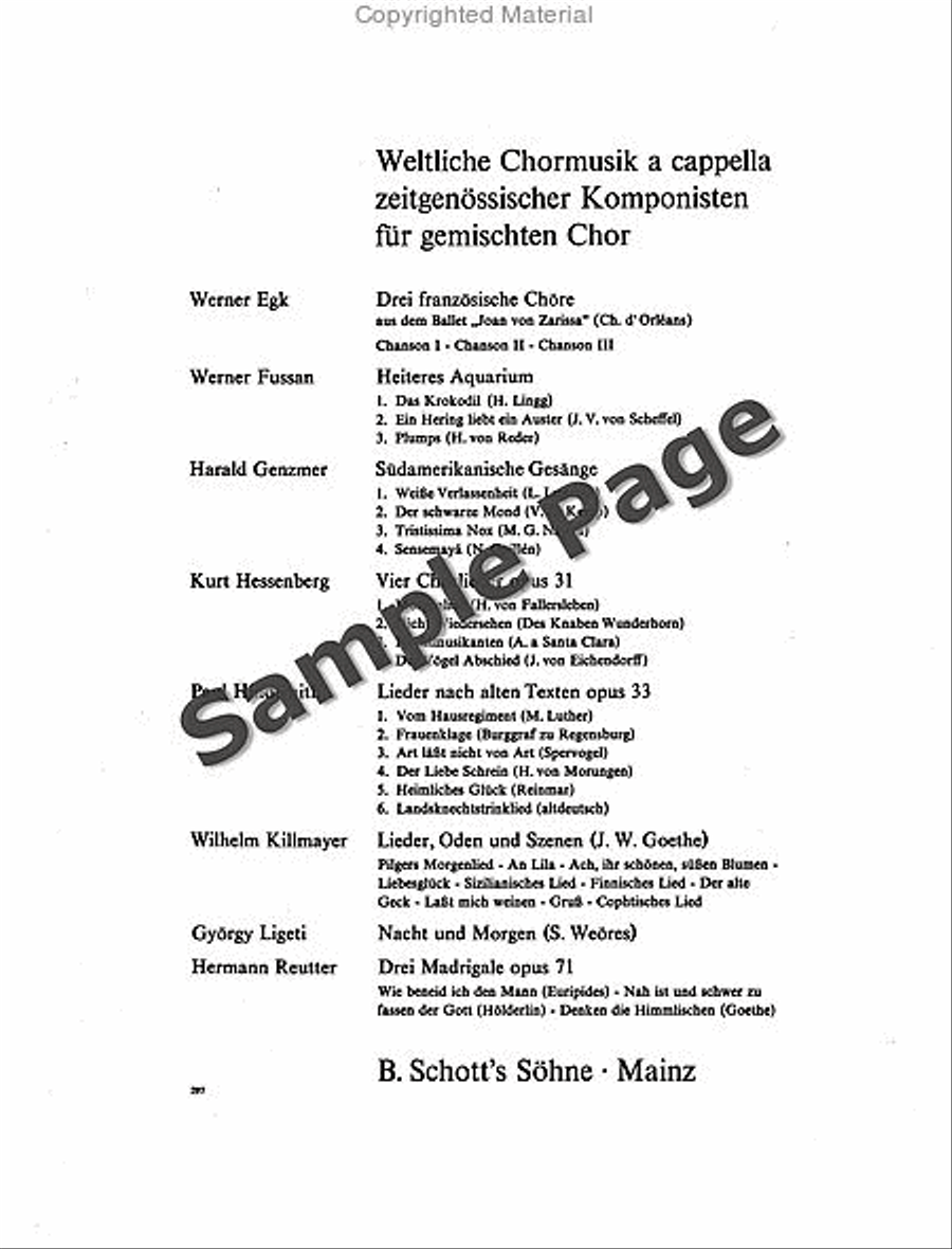 Nachtstucke 3 4-Part scores gallery preview page 21