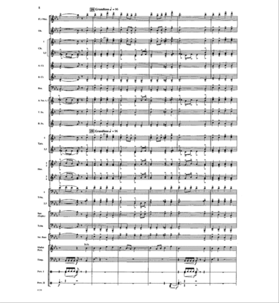 Where the River Flows Where the River Flows Concert Band scores gallery preview page 7