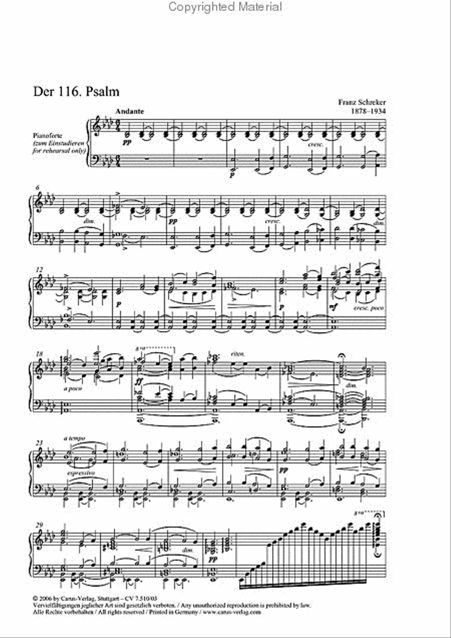Psalm 116 Psalm 116 SSA scores gallery preview page 2