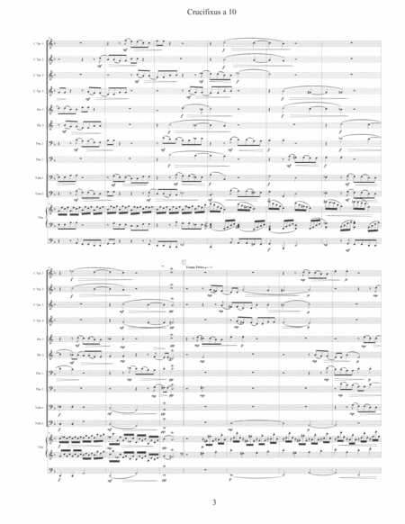 Crucifixus a 10 for Double Brass Quintet & Organ image number null