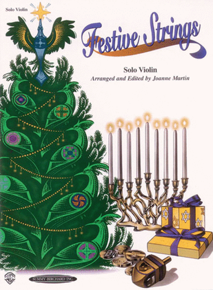 Book cover for Festive Strings for Solo Instruments