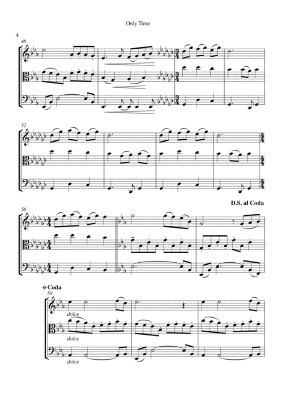 Only Time String Trio scores gallery preview page 5