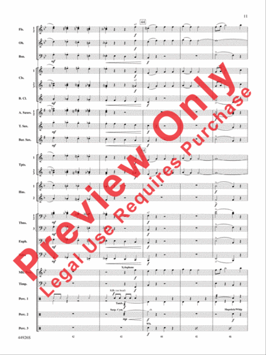 Australiana Australiana Concert Band scores gallery preview page 12