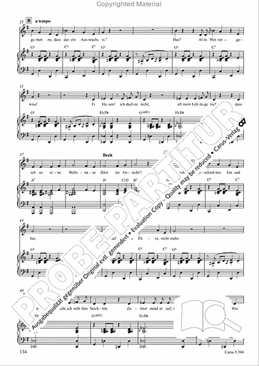 Schindler: Rosenzeit. Ein Liederzyklus uber die Liebe. Chansons fur Singstimme und Klavier Piano scores gallery preview page 135