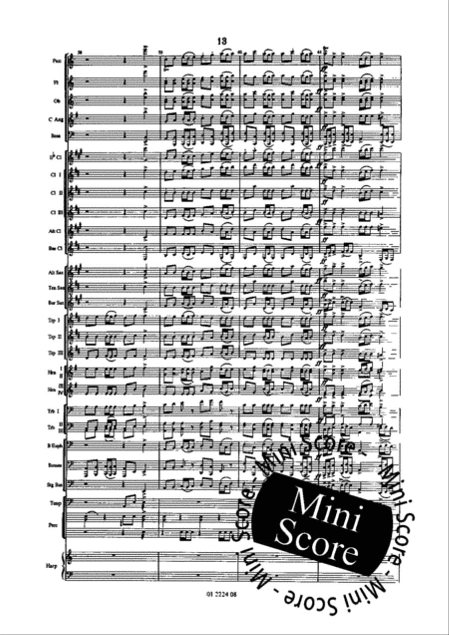 Sarka Overture Sarka Overture Concert Band scores gallery preview page 17