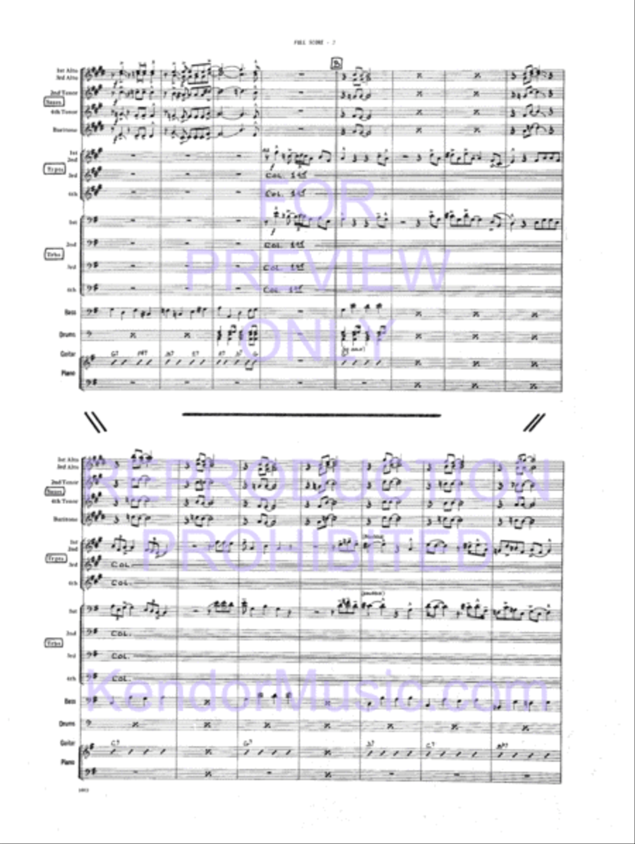 Big Dipper Jazz Ensemble scores gallery preview page 5