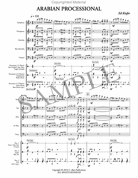 Arabian Processional (score only) image number null