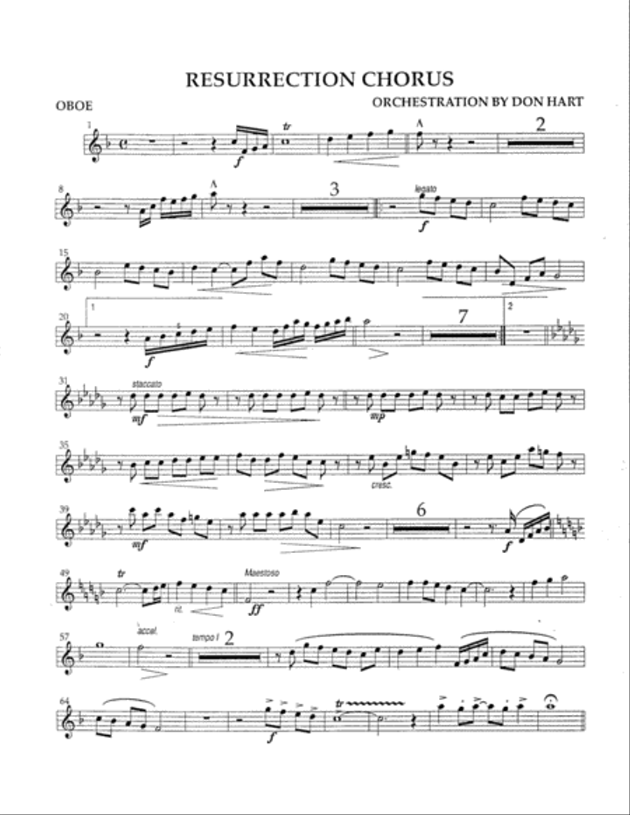 Resurrection Chorus Choir scores gallery preview page 17