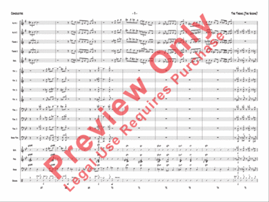 The Theme (The Scene) The Theme (The Scene) Jazz Ensemble scores gallery preview page 12