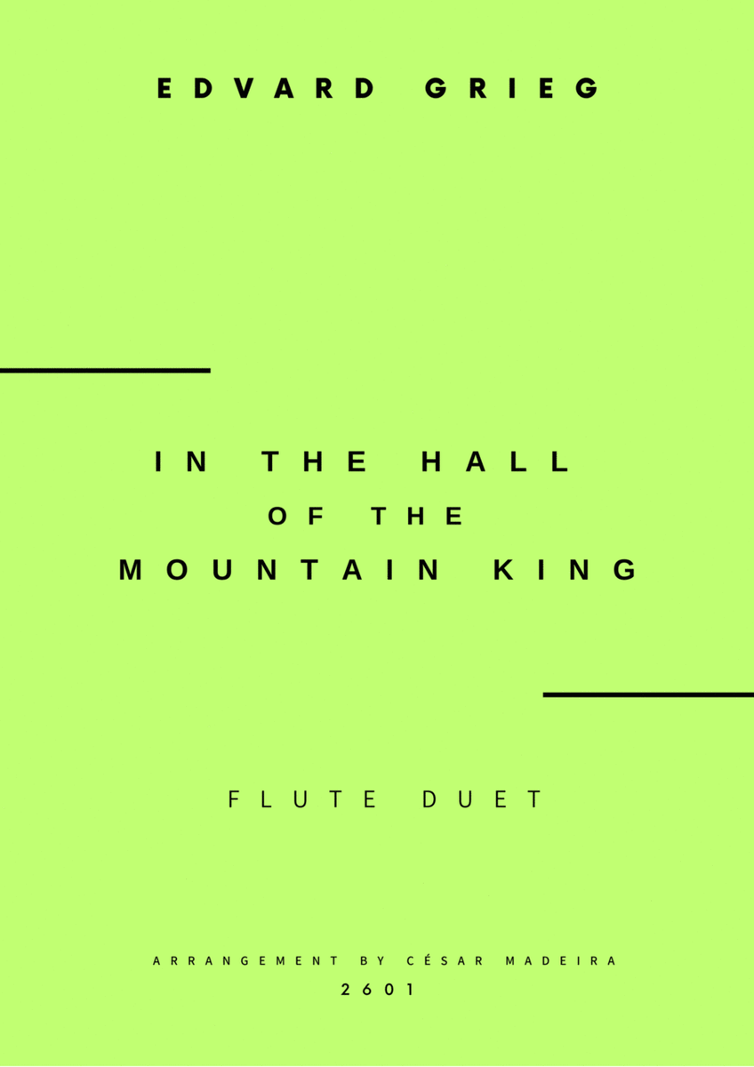 In The Hall Of The Mountain King - Flute Duet (Full Score and Parts) image number null