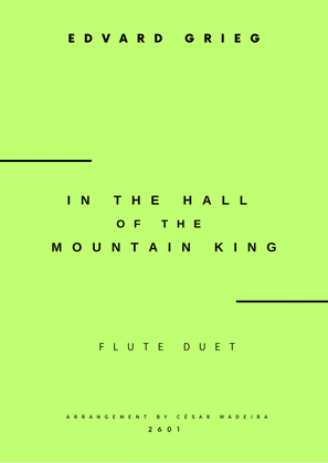 In The Hall Of The Mountain King - Flute Duet (Full Score and Parts)