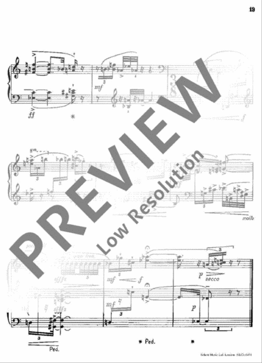 Sonata No. 1 Sonata No. 1 Piano Solo scores gallery preview page 20