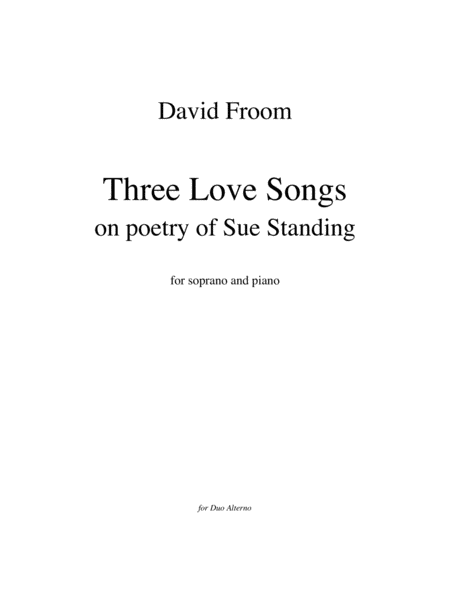 [Froom] Three Love Songs