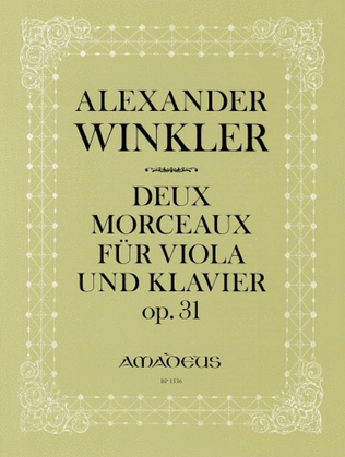 Book cover for Deux Morceau op. 31