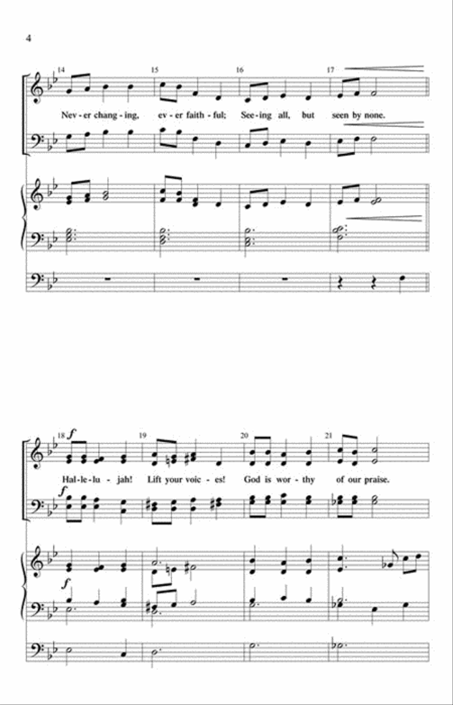Matchless God of Grace Matchless God of Grace 4-Part scores gallery preview page 14