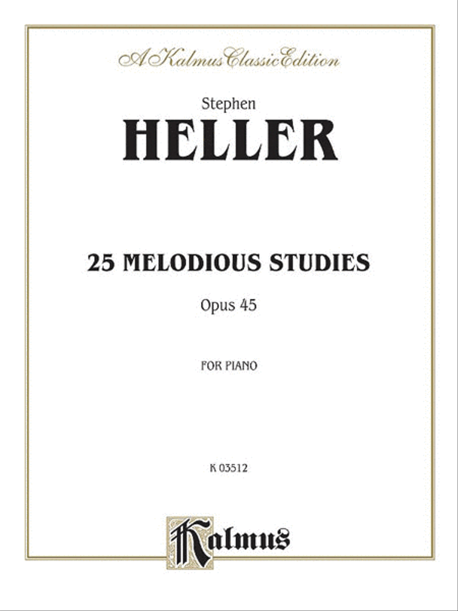 Twenty-five Melodious Studies, Op. 45 Piano Method scores gallery preview page 1