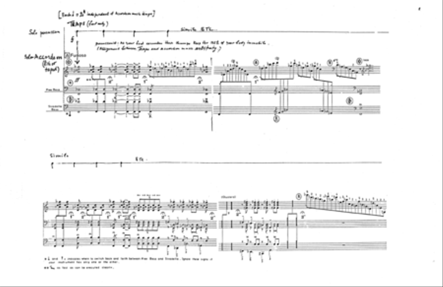Curriculum Vitae with Time Bomb Percussion scores gallery preview page 2