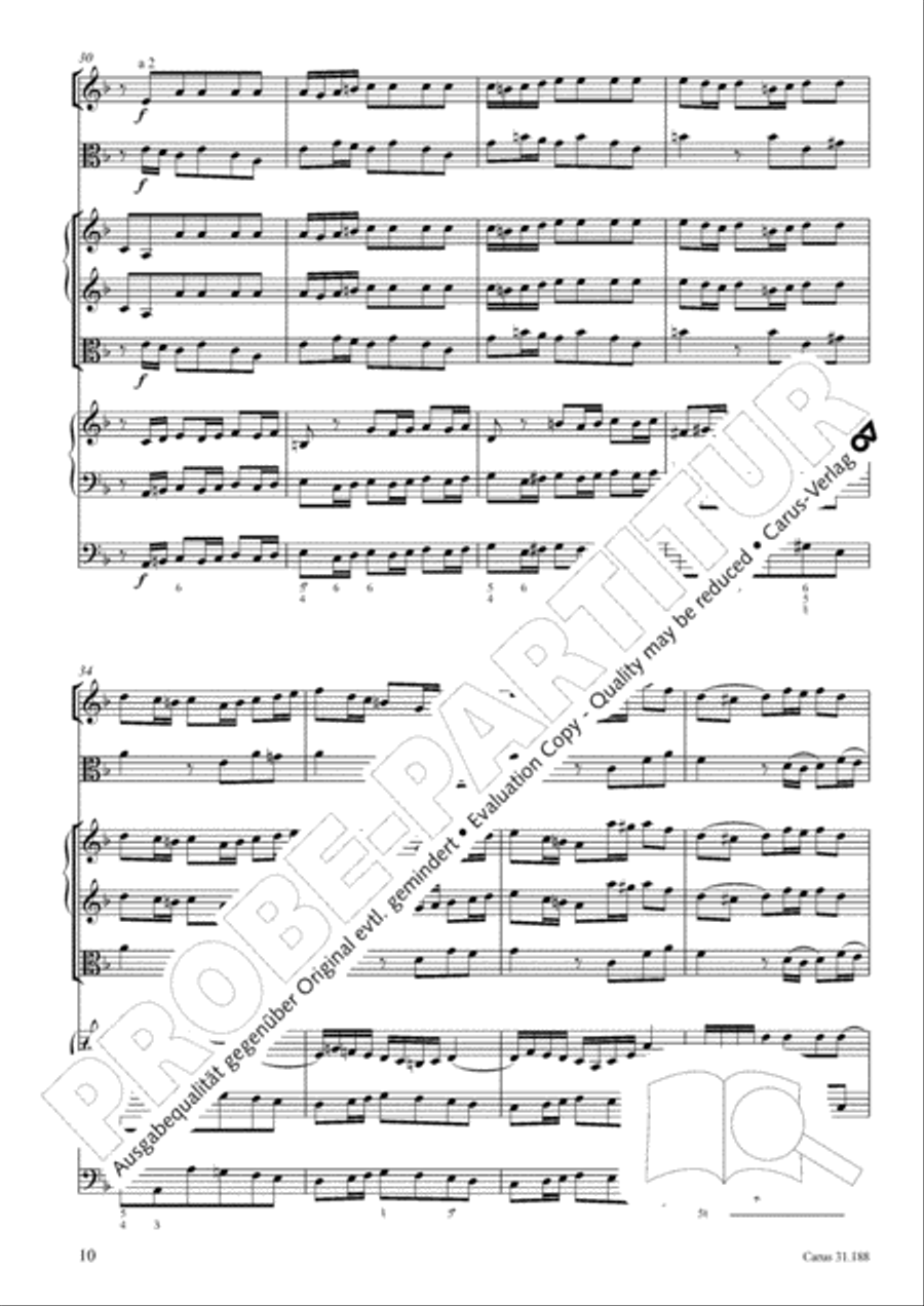 I have placed all my confidence (Ich habe meine Zuversicht) 4-Part scores gallery preview page 11