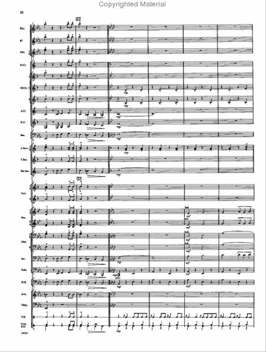 The Americans The Americans Concert Band scores gallery preview page 11