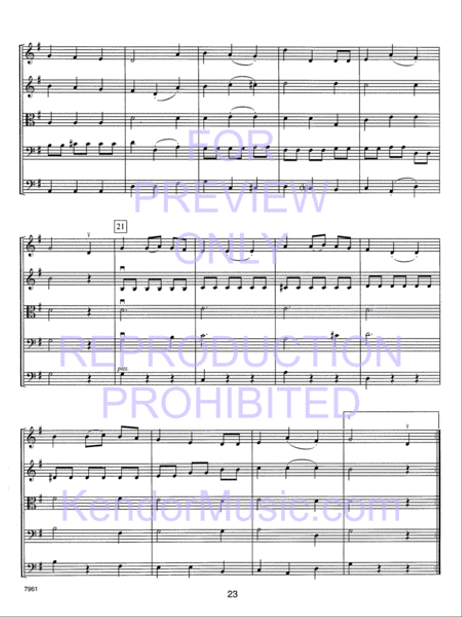 Holiday Strings (Score) String Orchestra scores gallery preview page 24