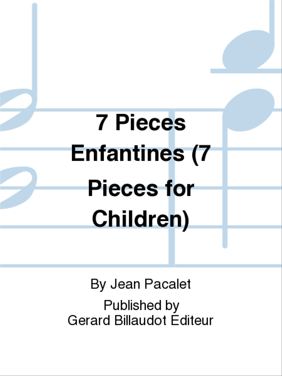 7 Pieces Enfantines Accordion scores gallery preview page 1