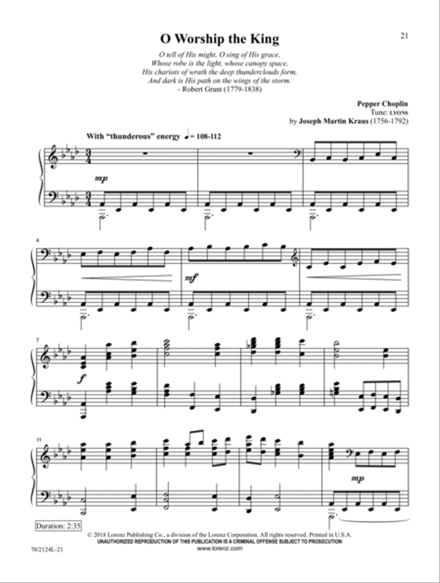 For the Beauty of the Earth Piano Solo scores gallery preview page 7