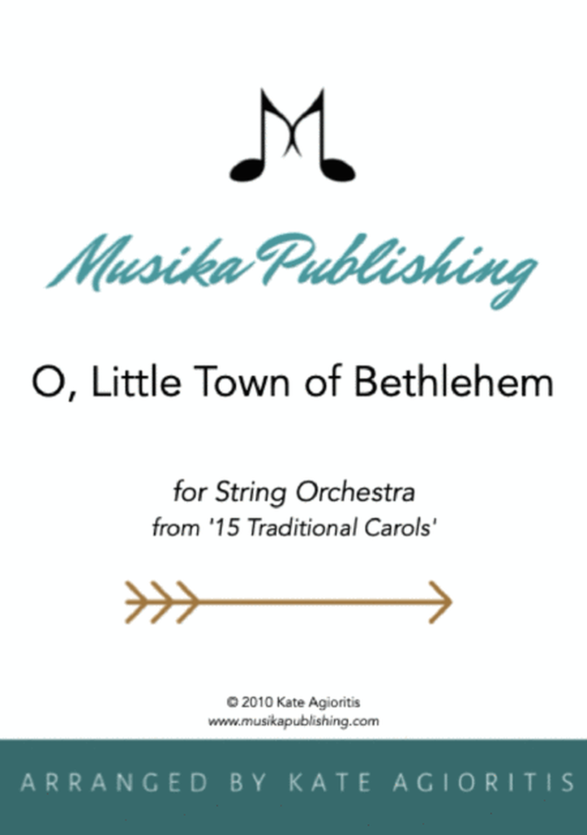 O Little Town of Bethlehem - String Orchestra image number null