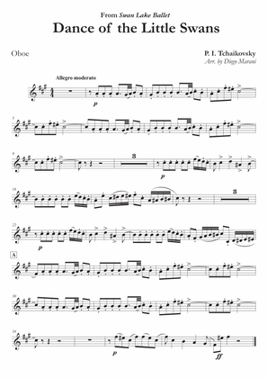 Dance of the Little Swans for Oboe and Piano