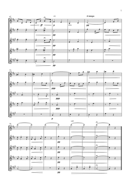 Salut D’amour (Saxophone Quintet) - Edward Elgar image number null