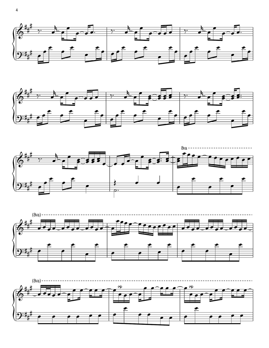 Summer Jam Summer Jam Piano Solo scores gallery preview page 4